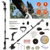3-in-1 Cordless Pole Saw, Mini Chainsaw, and Grass Trimmer Kit – Adjustable Length with 2 × 21V Batteries and Multiple Blades