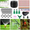 164FT Drip Irrigation Kit – Automatic Garden Watering and Misting System for Greenhouse, Flower Beds, Patio, and Lawn