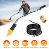 180,000 BTU Propane Weed Torch – Heavy Duty Flame Weeder with 10 ft Hose, Piezo Ignition, and Adjustable Flame