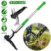 38.97 in Aluminum Stand-Up Weed Puller – 4-Claw Manual Root Remover for Lawn, Yard, and Garden