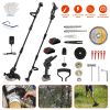 3-in-1 Cordless Pole Saw, Mini Chainsaw, and Grass Trimmer Kit – Adjustable Length with 2 × 21V Batteries and Multiple Blades