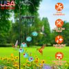 Wind Chimes Hummingbird Feeder – Ant- and Bee-Resistant Hanging Hummingbird Feeder for Garden, Patio, Yard, and Balcony