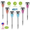 6-Pack Solar Garden Pathway Lights – IP44 Water-Resistant Landscape Lights for Yard, Driveway, and Walkway