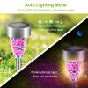 6-Pack Solar Garden Pathway Lights – IP44 Water-Resistant Landscape Lights for Yard, Driveway, and Walkway
