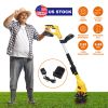 Cordless Electric Garden Tiller Cultivator – 20V Rechargeable, 3.93 in Width, 6.69 in Depth, up to 250 RPM