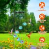 Wind Chimes Hummingbird Feeder – Ant- and Bee-Resistant Hanging Hummingbird Feeder for Garden, Patio, Yard, and Balcony