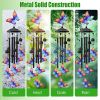 Butterfly Wind Chimes for Outside – Metal Wind Chimes with Aluminum Tubes and Deep, Soothing Sound for Garden, Yard, Patio, or Home Décor