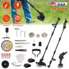 3-in-1 Cordless Pole Saw, Mini Chainsaw, and Grass Trimmer Kit – Adjustable Length with 2 × 21V Batteries and Multiple Blades