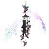 Hummingbird Wind Chimes for Outside – Metal Wind Chimes with Aluminum Tubes and Deep, Soothing Sound for Garden, Yard, Patio, or Home Décor