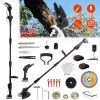 3-in-1 Cordless Pole Saw, Mini Chainsaw, and Grass Trimmer Kit – Adjustable Length with 2 × 21V Batteries and Multiple Blades