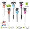 6-Pack Solar Garden Pathway Lights – IP44 Water-Resistant Landscape Lights for Yard, Driveway, and Walkway