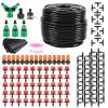 164FT Drip Irrigation Kit – Automatic Garden Watering and Misting System for Greenhouse, Flower Beds, Patio, and Lawn