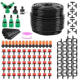 164FT Drip Irrigation Kit – Automatic Garden Watering and Misting System for Greenhouse, Flower Beds, Patio, and Lawn