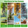 Hummingbird Wind Chimes for Outside – Metal Wind Chimes with Aluminum Tubes and Deep, Soothing Sound for Garden, Yard, Patio, or Home Décor