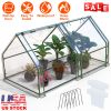 Portable Mini Greenhouse with Roll-Up Zipper Doors – Waterproof, UV-Resistant PVC Cover, 70.86 × 33.46 × 37.4 in