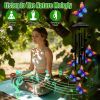 Butterfly Wind Chimes for Outside – Metal Wind Chimes with Aluminum Tubes and Deep, Soothing Sound for Garden, Yard, Patio, or Home Décor