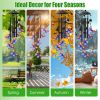 Butterfly Wind Chimes for Outside – Metal Wind Chimes with Aluminum Tubes and Deep, Soothing Sound for Garden, Yard, Patio, or Home Décor