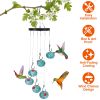 Wind Chimes Hummingbird Feeder – Ant- and Bee-Resistant Hanging Hummingbird Feeder for Garden, Patio, Yard, and Balcony