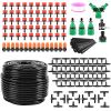 164FT Drip Irrigation Kit – Automatic Garden Watering and Misting System for Greenhouse, Flower Beds, Patio, and Lawn