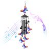 Butterfly Wind Chimes for Outside – Metal Wind Chimes with Aluminum Tubes and Deep, Soothing Sound for Garden, Yard, Patio, or Home Décor