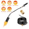 180,000 BTU Propane Weed Torch – Heavy Duty Flame Weeder with 10 ft Hose, Piezo Ignition, and Adjustable Flame