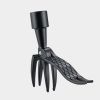 Manual Garden Weeder Rake with Foot Pedal & Claw Head