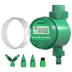 1‑Outlet Digital Water Timer with LCD – Programmable Garden Sprinkler Controller