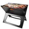 Foldable Portable Charcoal Grill – 17 x 10 in Cooking Area