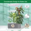 6-Pod Smart Hydroponic Herb Garden with Mini Aquarium Base