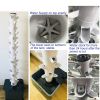 15-Layer DIY Vertical Hydroponic Tower – 45 Plant Sites with Pump