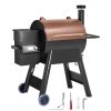 Wood Pellet Grill Smoker – 8‑in‑1 Electric Pellet BBQ, 575 sq. in Cooking Area