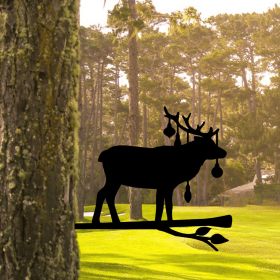 Whimsical Iron Elk Sculpture – CIFbuy Garden & Patio Décor