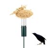 Large‑Capacity Standing Bird Feeder – Squirrel‑Resistant Tube, 51" Tall