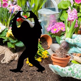 Funny Bigfoot Garden Statue – Cartoon Outdoor Décor, Unique Gift