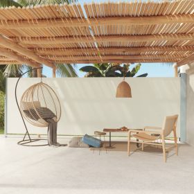 Patio Retractable Side Awning 70.9"x236.2" Cream