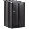 Outdoor Storage Shed – 3 x 3 FT Metal Steel Garden Tool Shed with Lockable Door