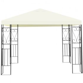 Steel Patio Gazebo Canopy Shelter – 10 x 10 Ft
