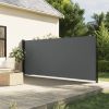 Retractable Side Awning – Anthracite, 118.1" x 118.1" x 63.0"