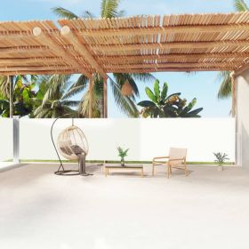 Retractable Side Awning Cream 63"x472.4"