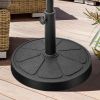31 lb Round Outdoor Umbrella Base – 18 in