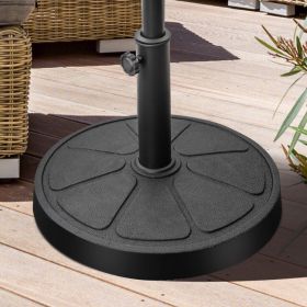 31 lb Round Outdoor Umbrella Base – 18 in