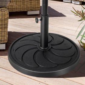 40 lb Round Outdoor Umbrella Base – 21.5 in