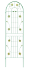 2‑Pack Metal Garden Trellis – 71" x 19.7", Green Rustproof Supports