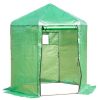 Walk‑In Hexagonal Greenhouse – PE Cover Dome with Metal Frame