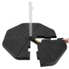 4‑Piece Fillable Umbrella Base Set for Patio & Poolside