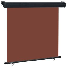 48435 Balcony Side Awning 65"x98.4" Brown