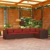 Brown Garden Lounge Set