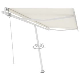 Freestanding Automatic Awning 157.5"x118.1" Cream