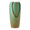 Outdoor Water Fountain – 30.71" Glazed Jar Style 1‑Tier Floor Fountain with LED