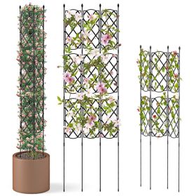 3-Pack Outdoor Sturdy Reliable Construction Plant Support Frame for Raised Garden Bed